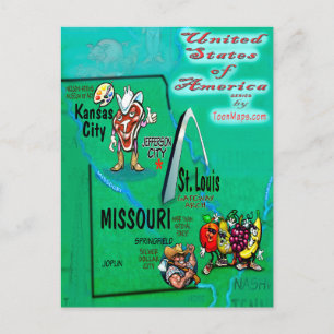 Tarjeta de Estados Unidos Missouri