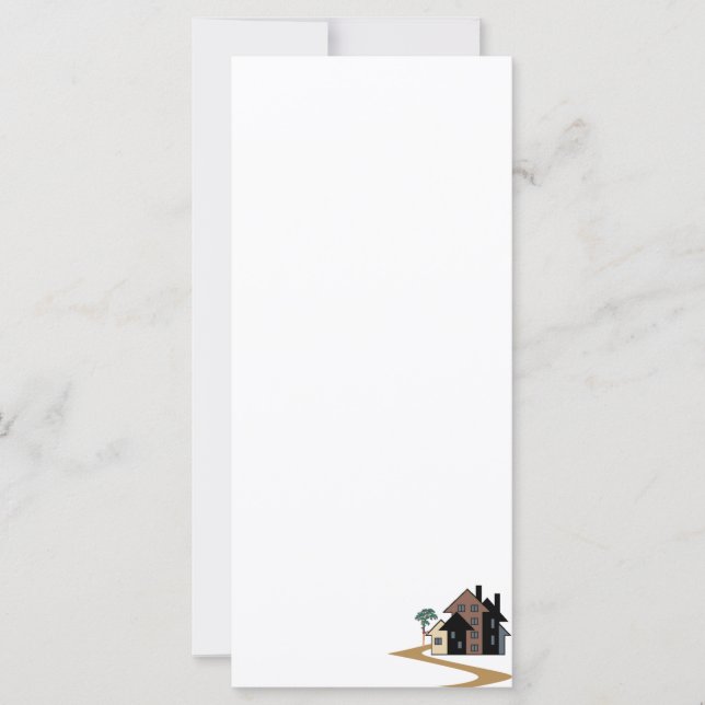 Tarjeta de estante de bienes raíces (Anverso)