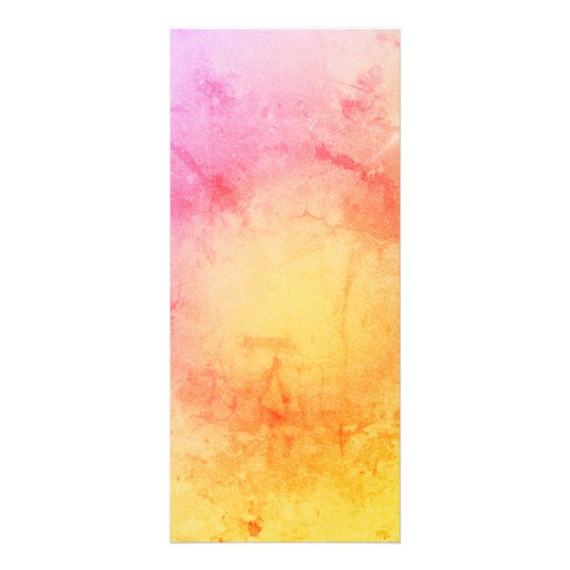 Tarjeta de estante de mármol con acuarela de puest (Frente)