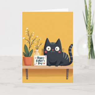 Tarjeta de estante del Día del Padre floral