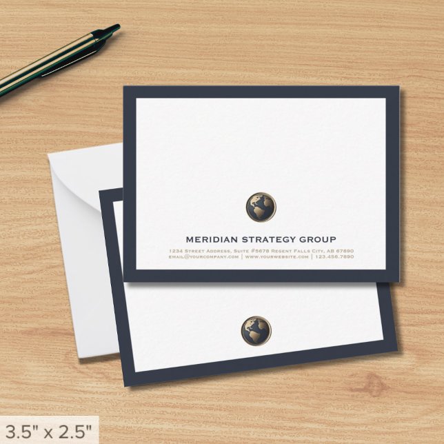 Tarjeta de estantería con logotipo de consultoría  (Subido por el creador)