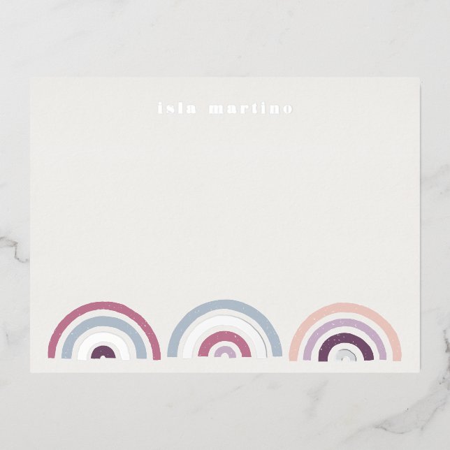 Tarjeta de estantería de arcos de Relieve metaliza (Anverso)