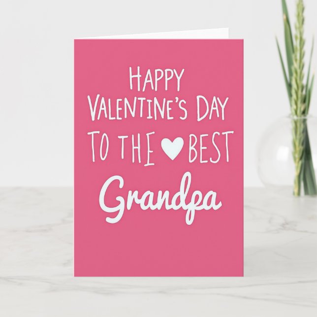 Tarjeta de estilo abuelo con corazón (Anverso)