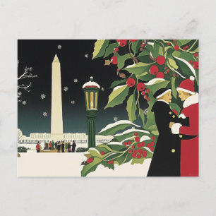 Tarjeta de estilo Art Deco de Washington DC
