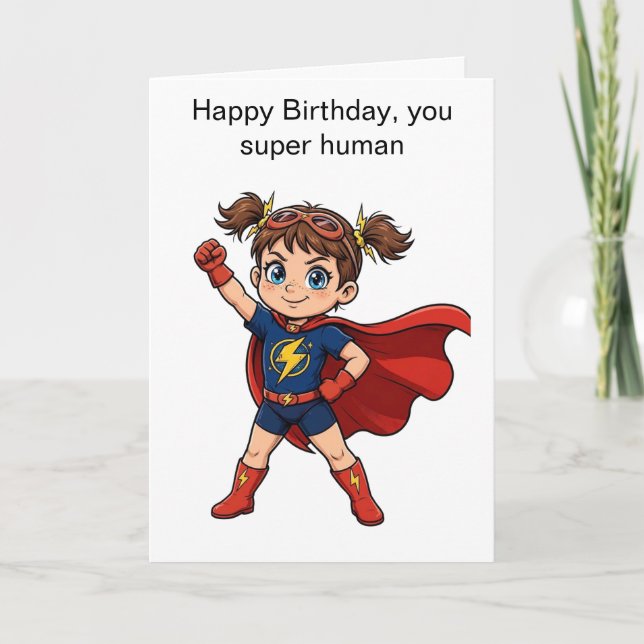 tarjeta de estilo de superhéroe (Anverso)