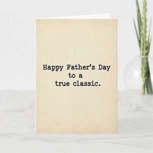 Tarjeta de estilo vintage para el Día del Padre