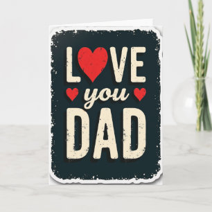 Tarjeta de estilo vintage para el Día del Padre du