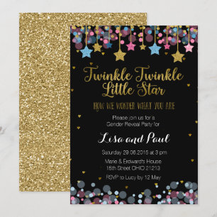 Tarjeta de estrella de género Twinkle Twinkle