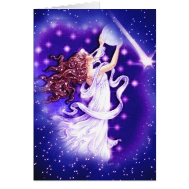 Tarjeta de estrellas de hadas (Frente)