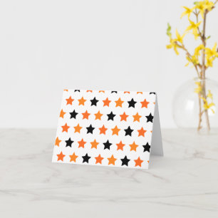 Tarjeta de estrellas de Halloween