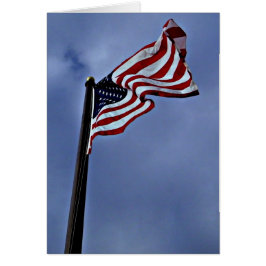 tarjeta de estrellas y rayas