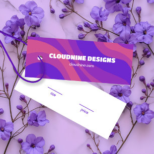 Tarjeta de etiqueta de etiqueta de precio de tamañ