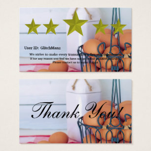 Tarjeta de evaluación de cinco estrellas de la pla