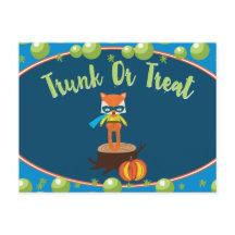 Tarjeta de evento comunitario 'Trunk or Treat'