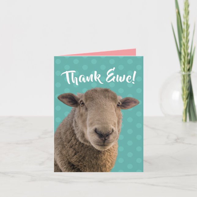 Tarjeta De "Ewe" Con Un Ewe (Anverso)