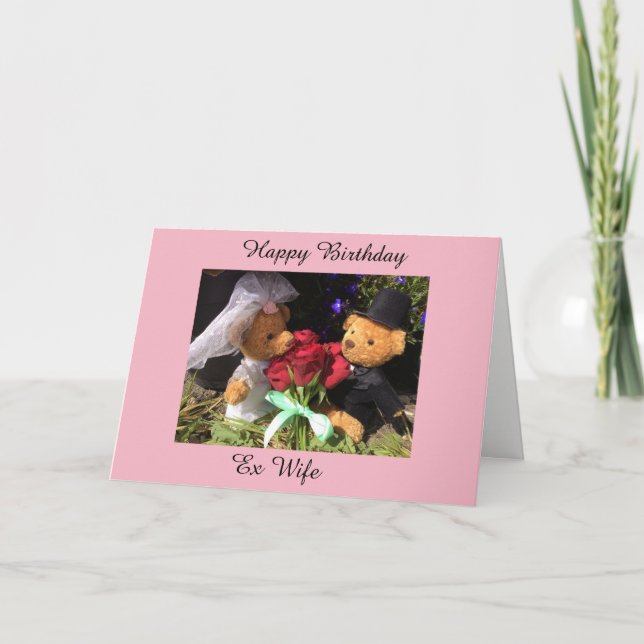 tarjeta de ex esposa de cumpleaños feliz (Anverso)