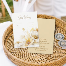 Tarjeta de exhibición de aretes de aro de flor bla