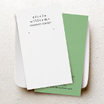 Tarjeta de exhibición de aretes Simple Modern<br><div class="desc">Soporte de exhibición de aretes elegante con dos "marcadores" de agujero impresos. Artículos coincidentes en esta colección.</div>