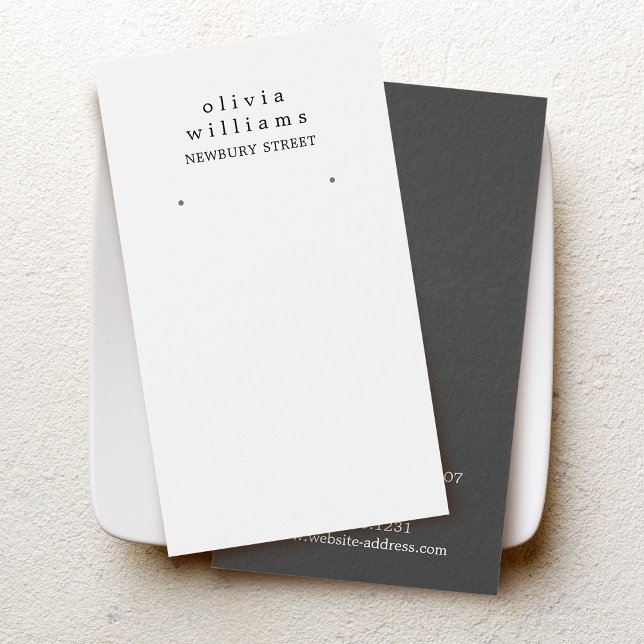 Tarjeta de exhibición de aretes Simple Modern (Subido por el creador)