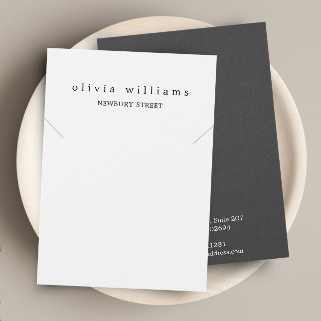 Tarjeta de exhibición de collar o pulsera blanca m (Subido por el creador)