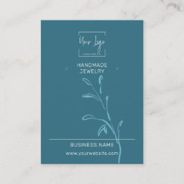 Tarjeta de exhibición de joyas con código QR socia