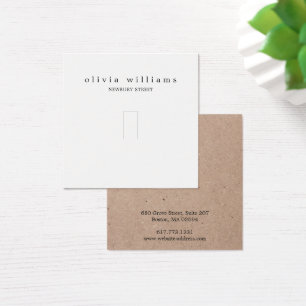 Tarjeta de exhibición de joyería de anillo de pape