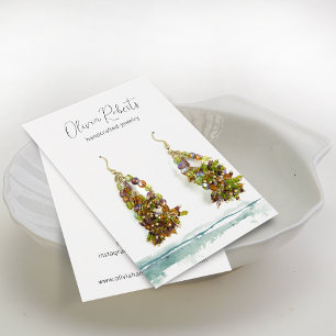 Tarjeta de exhibición de pendientes con guión mode