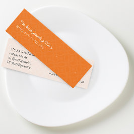 Tarjeta de exhibición de pendientes de botón naran