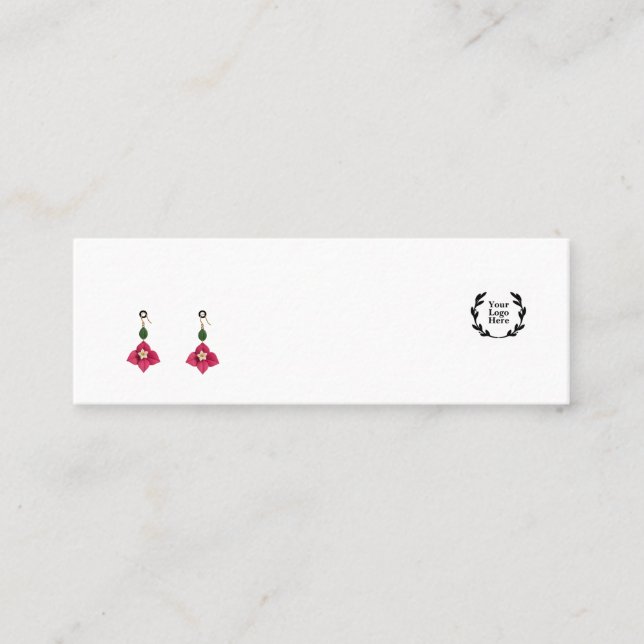 Tarjeta de exhibición de pendientes de stud | Exhi (Anverso)