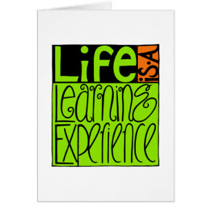 Tarjeta de experiencia de vida