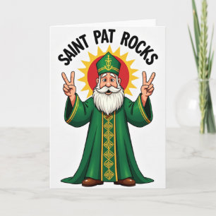 Tarjeta de explosión de Saint Pat Rocks