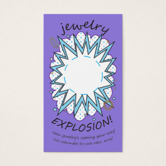 Tarjeta de explosión: joyería, Icy Purple