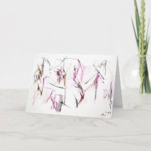 Tarjeta de expresión abstracta "Light of Love"