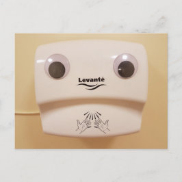 Tarjeta de eyebombing de sentido del humor seco