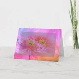 Tarjeta de fantasía floral