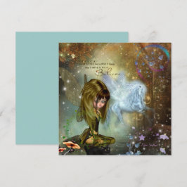 Tarjeta de Fantasía Pixie Pegasus