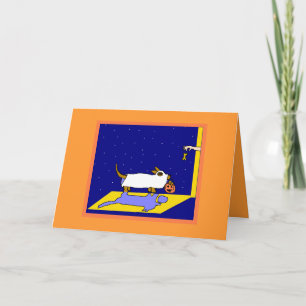 TARJETA DE FANTASMA DE DACHSHUND