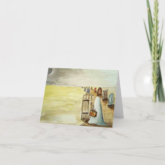 Tarjeta de fantasma y puertas (Anverso)