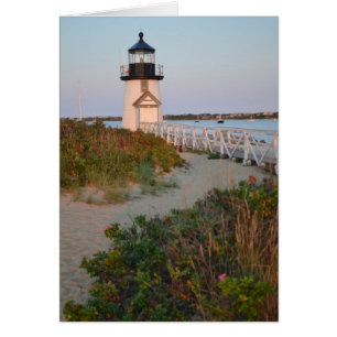 Tarjeta de faro Brant Point