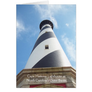 Tarjeta de faro CN de Cape Hatteras Outer Banks