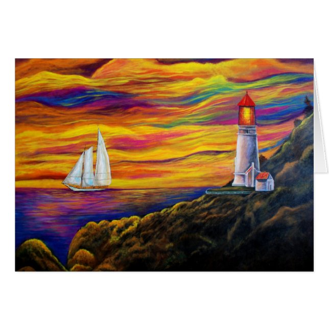 Tarjeta de faro de Gordon (Anverso (Horizontal))