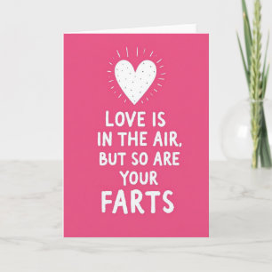Tarjeta de Fartos de Amor Divertidos