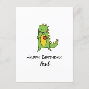 tarjeta de favor de fiesta de cumpleaños feliz par