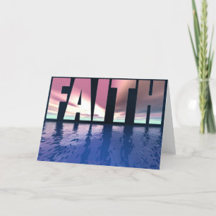 Tarjeta de fe