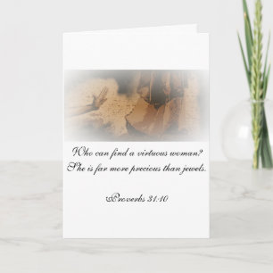 Tarjeta de "fe" del día de la madre