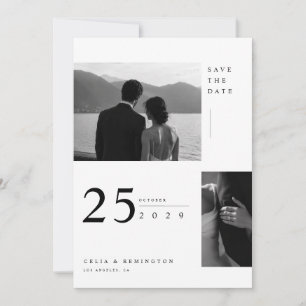 Tarjeta de fecha de declaración de boda para guard