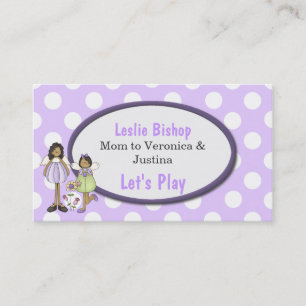 Tarjeta de fecha de juego de ángeles/hadas Persona