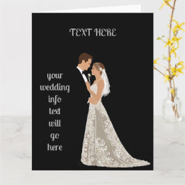 Tarjeta de fecha plana