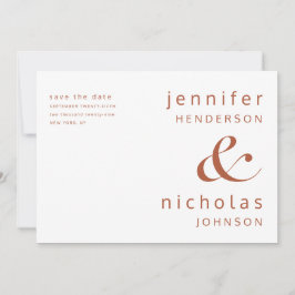 Tarjeta de fecha plana