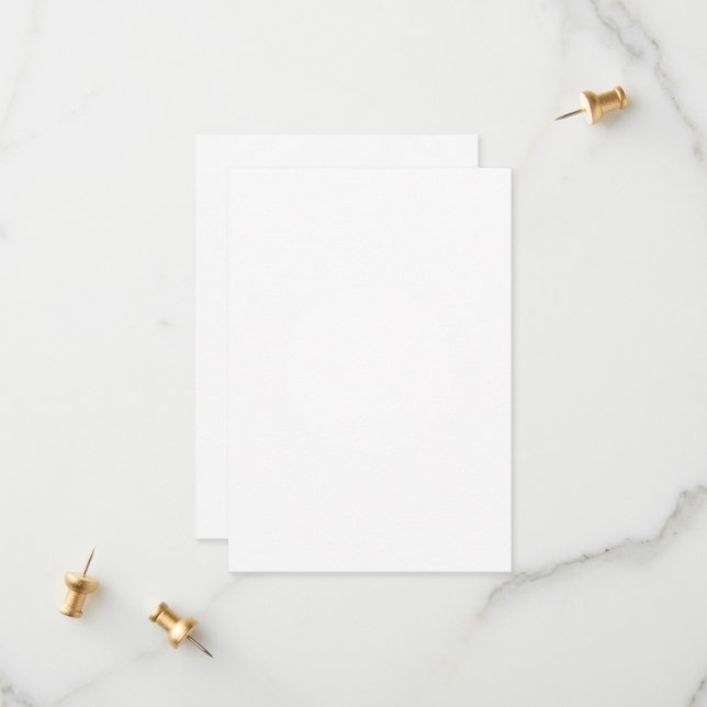 Tarjeta de fecha plana de 3,5" x 5" (Anverso/Reverso In Situ)